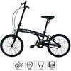 Nilox, Bike X0, Bici Pieghevole, Facile da Trasportare, Design Moderno, con Telaio Opaco in Acciaio, Bicicletta Leggera, 12 kg di Peso, con Cerchi in Alluminio da 20