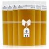 DERMAWAX Cera a rullo all'olio di oliva per ceretta, 6 ricariche da 100 ml