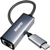 BENFEI Adattatore USB C a Ethernet, USB Tipo C a RJ45 Ethernet LAN [Compatibile Thunderbolt 3/4], compatibile per iPhone 15 Pro/Max MacBook Pro/Air 2023 iPad Pro iMac S23 XPS 17 e altro