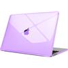 FINTIE Custodia Compatibile con MacBook Pro 13 Pollici M2/M1 (2022-2016) A2338/A2289/A2251/A2159/A1989/A1706/A1708, Cover Rigid Protettivo Guscio Rigido Case, Violetto