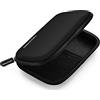 deleyCON Borsa del Disco Rigido Custodia HDD - Per Dischi Rigidi da 2,5 Pollici e SSD - Robusto e Antiurto - 2 Scomparti Interni con Tasche a Rete - Nero