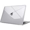 FINTIE Custodia Compatibile con MacBook Pro 13 Pollici M2/M1 (2022-2016) A2338/A2289/A2251/A2159/A1989/A1706/A1708, Cover Rigid Protettivo Guscio Rigido Case, Cristallo Chiaro