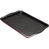 Prestige Disney - Teglia da forno antiaderente con Topolino, 25,4 x 38,1 cm, in acciaio al carbonio, colore: rosso e nero