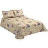 Viantala Trianon 103 Set Copripiumino, Letto 135, Cotone, Rosso e Beige.