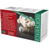 Konstsmide catena luminosa decorativa a LED, palline di metallo, 10 diodi a luce bianca calda, funzionamento a batteria, interno, 3 x AA 1,5 V Exclusive, cavo trasparente 3157 - 103