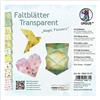 Ursus 38065505 - Fogli pieghevoli trasparenti Magic Flower, 115 g/m², multicolore