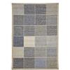 andiamo Tappeto a pelo corto, Tappeto tessuto, Clyde senza pelo, Clyde Senza Bordo in Pelo Beige-Blue, 160 x 230 cm