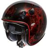 VINTAGE MOTO CASCO JET BD ROSSO CROMATO XL Rosso Chrome