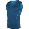 HomyComy Canotta Compressione da Uomo Sport Senza Maniche Base Layer Asciugatura Rapida Top Grigio Scuro XL