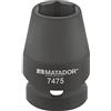 MATADOR Schraubwerkzeuge MATADOR, 7475 0110, Power-socket, 12,5 (1/2): 11 mm