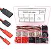 YUNIQUE GREEN-CLEAN-POWER - Set 40 Connettori Servo Universali Maschio/Femmina - Compatibili JST, SYP, Futaba - Kit Modellismo RC con Pin per Crimpatura - Plastica Resistente, Rosso