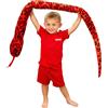 Toyland® 170cm (5.5ft) Serpente Peluche Gigante Bicolore - 5 Disegni Assortiti - Peluche per Bambini