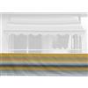 Angerer Paravista per balcone Design No. 500 giallo, 90 cm, lunghezza: 6 metro