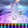 YeahBoom Lampada da Tavolo in Cristallo,Lampada Touch RGB [16 Colori & 4 Modalità] Lampada di Cristallo,Lampade Led Acrilica a Proiezione,Adatto per la Decorazione di Interni ed Esterni,Luce Ricaricabile