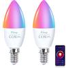 TASMOR Lampadina Smart WiFi E14, Lampadina LED Intelligente Compatibile con  Alexa & Google Home, 4.9W Equivalenti a 50W, 500Lm, Lampadine E14 RGB  Multicolore Dimmerabile Bianco Freddo Caldo : : Illuminazione