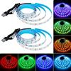 GOMING 5V USB RGB Striscia LED Alimentato USB 4M (2pcs x 2M) Dimmerabile