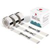 Phomemo D30 Etichette termiche trasparenti autoadesive, 14 x 30 mm, 3 rotoli