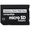 Cablepelado - Adattatore di scheda Micro SD a Memory Stick, colore nero