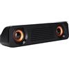 ASHATA Soundbar Cablata, Soundbar TV con Subwoofer, Altoparlante da Tavolo Stereo HiFi USB a 360 Gradi, Altoparlante del Sistema Surround Home Theater, per Proiettore di Gioco TV