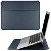 HoYiXi 14'' Laptop Custodia in Pelle Borsa Protettiva con Stand Compatibile con New MacBook Pro 14 2021/ HUAWEI MateBook 14 2021/ HP Chromebook 14'' / 13.5'' Surface Laptop 3 (14 pollici, blu)
