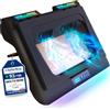 KLIM Everest Base Raffreddamento PC Portatile - Nuova - Supporto PC Portatile con Ventola Turbo (4300 RPM) - Guarnizione in Foam per Massime Prestazioni - Evita Il Surriscaldamento - da 15 a 17