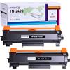 BAISINE TN2420 TN2410 Cartuccia Toner Compatibili con Brother TN-2420 TN-2410 per Brother MFC-L2710DW HL-L2350DW MFC-L2710DN HL-L2310D DCP-L2530DW MFC-L2750DW DCP-L2510D MFC-L2730DW HL-L2375DW, 2 Nero