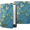 MoKo Custodia Compatibile con Kindle Paperwhite 11ª Generazione 2021 e 2022, Schermo da 6,8, Custodia Protettiva Ultra Sottile Leggera per Lettore Ebook, Albicocchi in fiore
