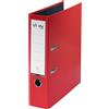 Leitz VON Leitz 10550025 - Cartella A4, in cartone con copertina in plastica, larghezza dorso 80 mm, di Leitz Leitz, per 600 fogli, certificato Blue Angel e FSC, per scuola, studio e casa, colore: rosso