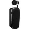 iSpchen Auricolare Bluetooth a orecchio singolo Auricolare Bluetooth senza fili Auricolare Bluetooth a clip con cavo retrattile Smart One for Two Risposta a un orecchio singolo
