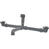 Cornat Rezyklat T354504R - Raccordo troppopieno per scarico lavello, reversibile, filettatura esterna da 1/2, in plastica riciclata, made in Germany, colore: grigio
