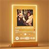 NOVASGAFF Regalo Donna | Foto Regalo San Valentino Anniversario per Lei | Idee Regalo Compleanno Fidanzata | Regalo Natale | Targa Spotify Personalizzata Lampada Spotify Glass Personalizzato