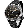 RollsTimi Orologio Meccanico da Uomo - Lancetta delle Ore, Sub in Acciaio Luminoso, Movimento Giapponese, Vetro Zaffiro, Calendario, Display Fashion Business NH35 1667