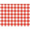 d-c-fix tovaglia plastificata Manhattan Avanti rosso bianco - cerata PVC antimacchia impermeabile moderno - copritavolo plastica tavolo per uso interno ed esterno - 150 cm rotonda