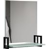 trendteam smart living - Matix - Specchio da parete - Turchese - Specchio per bagno con struttura in metallo - 64 x 74 x 24 cm - Specchio con ripiano - Antigraffio