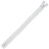 Trimz 35 cm (~ 14 Pollici) Bianco One Way End Stop Zip con 4 mm Denti 1 pz, Poliestere