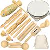 Ulifeme Strumenti Musicali per Bambini, Ulifeme 17pcs Giocattoli Musicali - Tambourine Maracas Percussioni per Bambini, Set di Giocattoli Musicali Educativi Regalo di Compleanno di Natale per 3, 4 ,5 & 6 Anni
