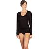 EGI Maglia a Manica Lunga Donna in Lana e Seta (6 / XL)