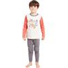 Petit Bateau A082P, Pigiama Bambini e ragazzi, Grigio Bongris/Multicolore, 2 anni