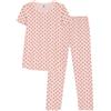 Petit Bateau A08NE, Pigiama Bambine e ragazze, Rosa Saline/Multicolore, 6 anni