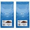 by Amazon Caffè Decaffeinato in chicchi, tostatura chiara, 1kg, 2 Confezioni da 500g - Certificato Rainforest Alliance, Caffè in grani