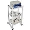 Doctorpoint Carrello Tris In Lamiera - 3 Ripiani - 49x37xh.77cm