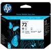HP Testina di stampa grigio e nero fotografico HP 72