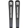 Salomon S/max 10+m11 Gw L80 Alpine Skis Nero 160