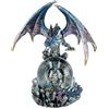 Nemesis Now Azul Oracle - Sfera di neve, 19 cm, in resina, colore: Blu