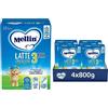 MELLIN 3 - Latte di Crescita in Polvere per Bambini - dal 1° al 2° anno - Confezione da 3200 grammi (4 pezzi da 800g)