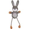 FLAMINGO JCHIEN Gommy Coniglio Corduroy con Gambe Lunghe Grigio 46CM