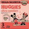 Huggies Ultra Comfort Pannolini Taglia 3 (4-9 Kg) Confezione da 126 Pannolini