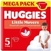 Huggies Little Movers Taglia 5 Pannolini per Bambini (11-25 Kg) Megapack 102 Pannolini