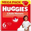 Huggies Little Movers Taglia 6 Pannolini per Bambini (15-30 Kg) Megapack 84 Pannolini