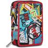 Seven SJ Gang Astuccio Scuola 3 Zip Firegoal